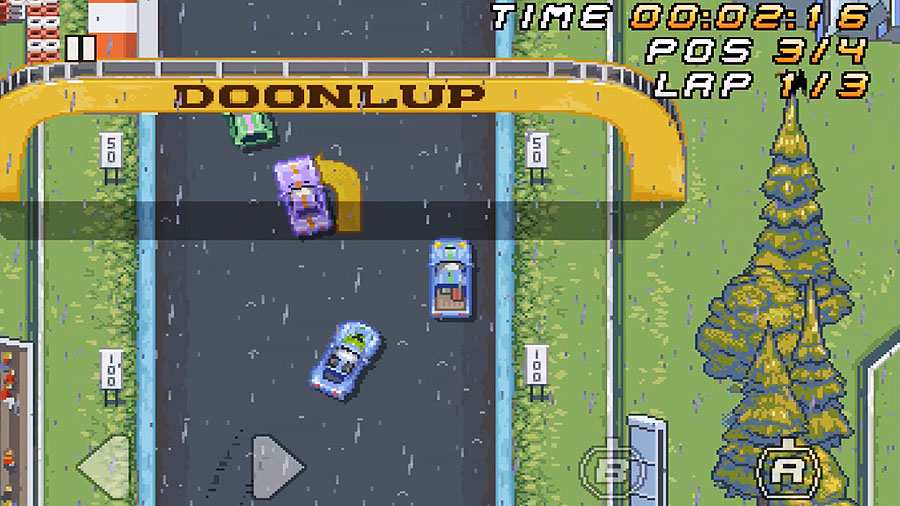 SUPER ARCADE RACING : Fun Retro Racing Game - iphone