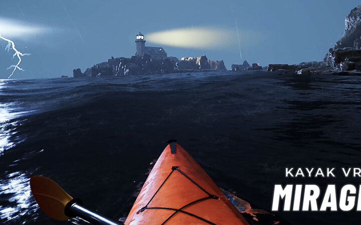kayak VR Mirage Night Storm in Norway