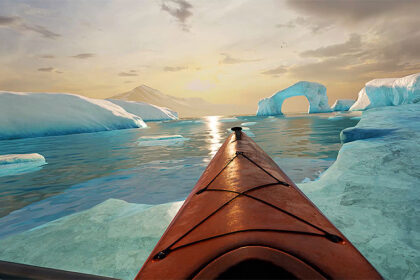 kayak VR mirage antarctica